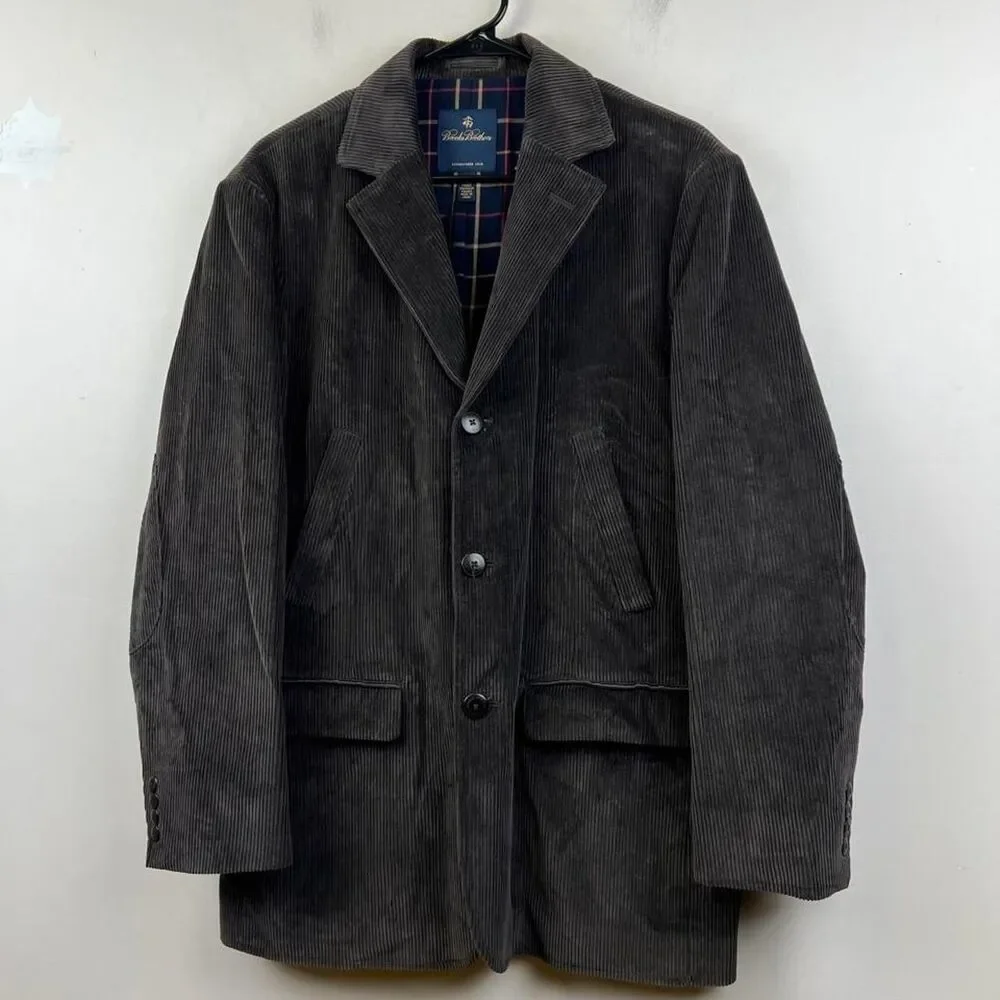Brooks Brothers Brown Corduroy Blazer Size M